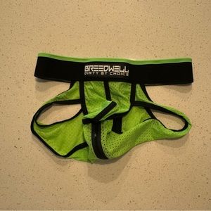 Breedwell Men’s Zipper Jock - Green Medium